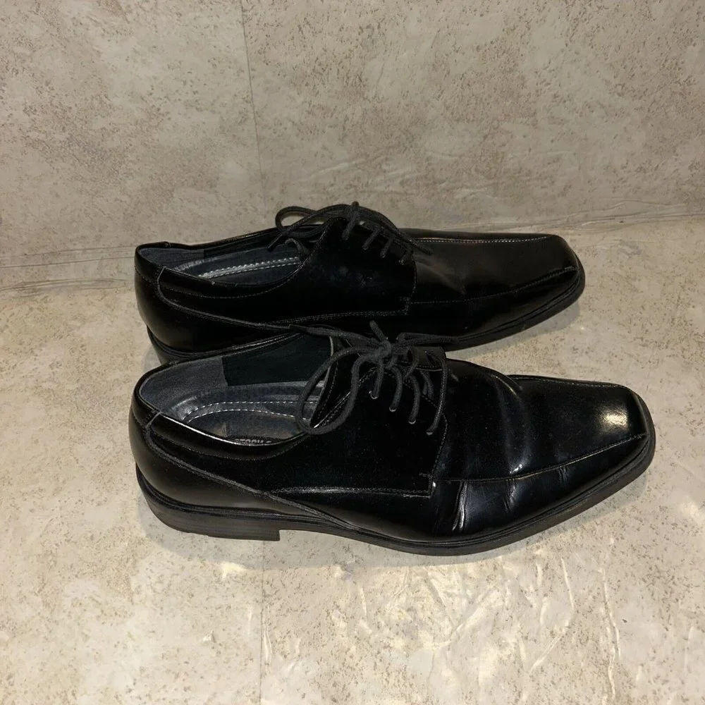Stacy Adams Black Oxford Leather Classic Business Dress Shoes Men’s Size 8 M